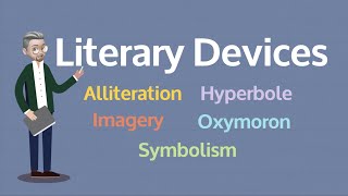 ESL  Literary Devices 2 Alliteration Imagery Oxymoron Hyperbole and Symbolism [upl. by Hsaka]