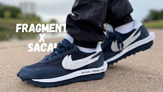 Everyone’s Favourite Sacai X Fragment LD Waffle Navy Review amp On Foot [upl. by Tj797]