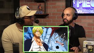 Jimbei vs Sanji Debate  Unleashing the Depths vs the Fire Kick Fury in One Piece Showdown [upl. by Lowell410]