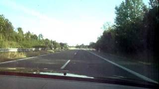 LEXUS LS430 doing 250 kmh on the German Autobahn almost topspeed [upl. by Oivlis984]