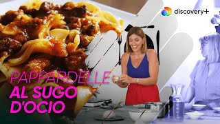 PAPPARDELLE AL SUGO DOCIO ANATRA  Le ricette di Chiara Maci in giro per lItalia [upl. by Pentha891]