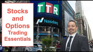 Stock and Options Live Trading with Tom Gentile [upl. by Anaitak]