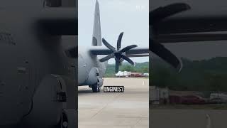 Why does the C130 Hercules use propellers over jet engines shorts [upl. by Omle]