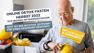 Online Detox Fasten Herbst 2022  mit Ruediger Dahlke [upl. by Kasevich]