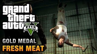 GTA 5  Mission 59  Fresh Meat 100 Gold Medal Walkthrough [upl. by Oakleil]