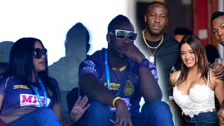 Andre Russell and his wife Jassym Lora  Ipl 2020 [upl. by Thorley176]