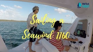 Sailing Seeadler  a Seawind 1160 on Lake Macquarie [upl. by Langley]