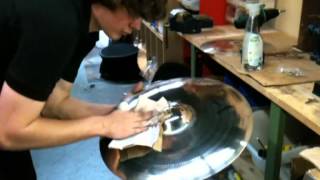 How to polish your cymbals to highgloss [upl. by Ahsiuqram]