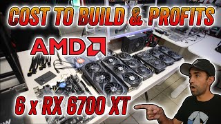 Cost to build a Mining Rig  RX 6700 XT  Oct 2021 [upl. by Gnivri]