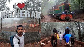 Matheran Hill Station Monsoon  Matheran Tourist Points  Matheran Toy Train  Matheran Vlog [upl. by Airdnalahs]