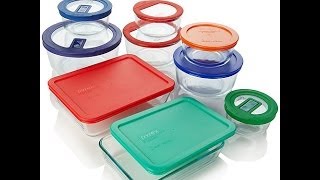 Pyrex Mixed 18piece Storage Set [upl. by Dammahom]