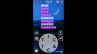 Wordscapes Uncrossed Level 922 Answers [upl. by Ttezil759]