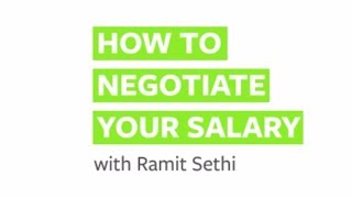 How to Negotiate Your Salary with Ramit Sethi [upl. by Mccoy]