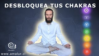 Meditación Guiada Chakras para desbloquear y alinear los 7 chakras  Amalur [upl. by Sirkin]