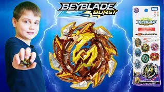 ЗОЛОТАЯ АДСКАЯ САЛАМАНДРА БейБлэйд Обзор Битва Salamander S4 Gravity Yielding BeyBlade Burst 3 сезон [upl. by Garrett]