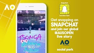 AO Snapchat story day nine  Australian Open 2017 [upl. by Pacificia877]