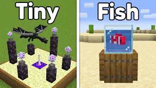 Testing TINY Minecraft Build Hacks That Feel Illegal [upl. by Iznil]