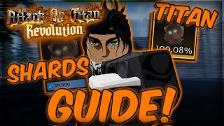 AOT Revolution How To Get ATTACK SHARDS NEW UPDATE [upl. by Notaes]