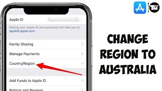 How To Change Appstore Country or Region To Australia [upl. by Nevlin653]