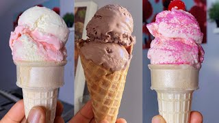 Let’s Make Ice Cream At Home With Only 3 Ingredients  3 Flavors Using 2 Easy Methods [upl. by Schnell]