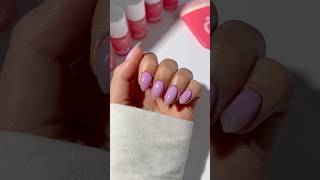 Eleganta ljuslila naglar 💜trydippi dippi dippinails dippikit nails nailinspo [upl. by Rentschler]