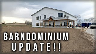 The Long Awaited BARNDOMINIUM Update  The Barndo Build Ep 19 [upl. by Ahseyt733]