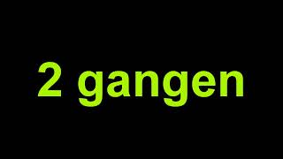 2 gangen sang  gangetabellen sanger [upl. by Witt]