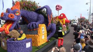 Bloemencorso Bollenstreek 2017 Deel 47 Noordwijk Dutch Design 22042017 [upl. by Aninep]