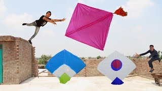 Plastic Bag Kite Challenge  Kite Lover  Kites [upl. by Chemar]