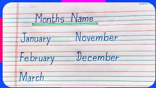 Months name in englishmonths of the year12 months namejanuary februarymonths of the year song [upl. by Ecarg]