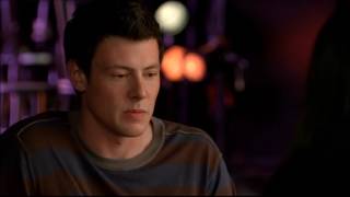 Glee  Finn and Rachels first kiss 1x02 [upl. by Nodyl]