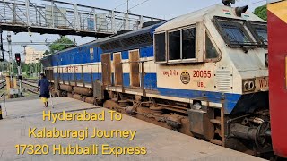 EMD Ke Saat Train Journey  17320 Hyderabad  Hubballi Express [upl. by Edmee]