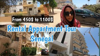 Rental Apparment Tour Senegal Africa from 450 to 1100 [upl. by Ieppet54]