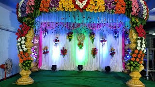 wedding stage decoration event decoration reception stage decoration [upl. by Trebor432]