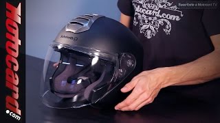 Schuberth M1 análisis del casco jet en Motocardcom [upl. by Sweet]