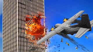 Realistic Plane Crashes w Ragdolls 😱 Teardown [upl. by Iggy]