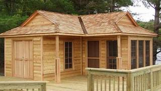 A Small Inexpensive Wood Cabin Kit that You Can Assemble Yourself for 23 to 29000 [upl. by Nevins32]