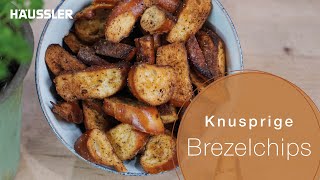 Brezelchips aus dem Holzbackofen Restwärme sinnvoll nutzen🥨 [upl. by Plumbo]