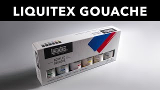 Liquitex Acrylic Gouache Review amp Demo Painting [upl. by Tommie]