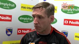 Post Match interview with Kieran McGeeney v Fermanagh [upl. by Gimpel]