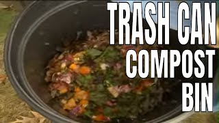 DIY Trash Can Compost Bin [upl. by Ayek]