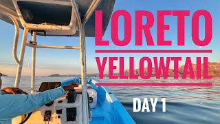 Loreto Baja California yellowtail fishing day 1 [upl. by Whitten458]