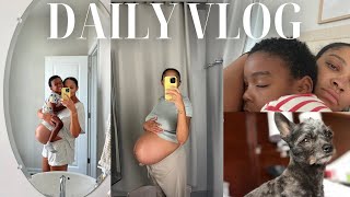 my last few days of pregnancy fam night out amp very sad news  VLOG [upl. by Etnoled949]