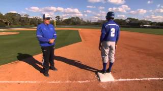 Leads  Baserunning Fundamentals Series by the IMG Academy Baseball Program 4 of 6 [upl. by Nivonod]