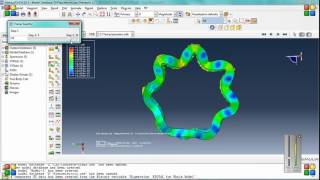 Simulation piezoelectric effect over the frequencies in Abaqus [upl. by Brendis46]