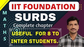 SURDS  Types of Surds  Square roots of surds  Cube roots of surds  Conjugates of surds [upl. by Delwin]