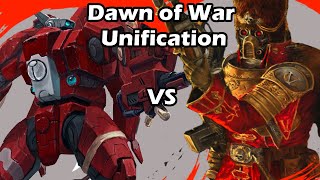 Dawn of War Unification 1 vs 1 Farsight Enclave Kosmos vs Vostroyan Firstborn NOX [upl. by Nairoc]