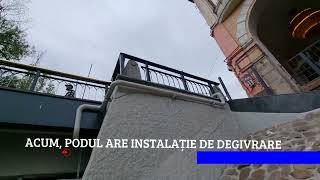 Podul Intelectualilor din Oradea reabilitat și dotat cu sistem de degivrare [upl. by Oht]