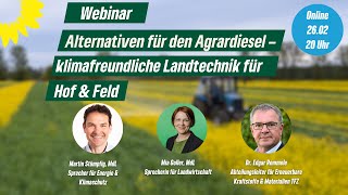 Alternativen für den Agrardiesel klimafreundliche Landtechnik für Hof amp Feld [upl. by Areehs]