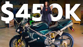 Inside Keanu Reeves Impressive Motorcycle Collection [upl. by Anyalram842]